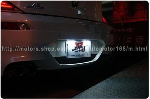 bmw led licence plate lamp