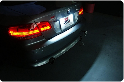 bmw led licence plate lamp