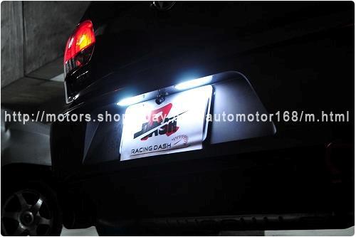 bmw led licence plate lamp