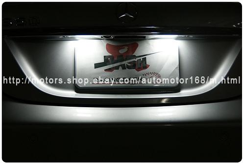 bmw led licence plate lamp