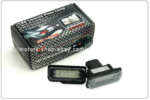 bmw led licence plate lamp