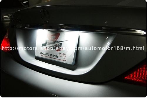 bmw led licence plate lamp