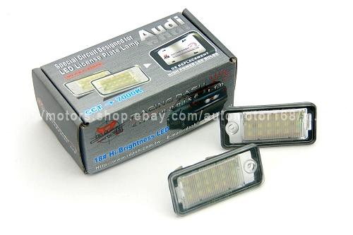 bmw led licence plate lamp