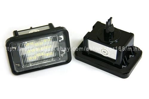 bmw led licence plate lamp