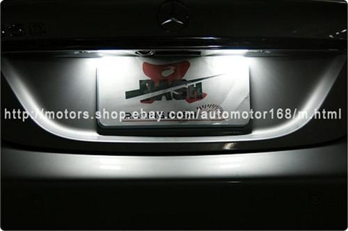 bmw led licence plate lamp