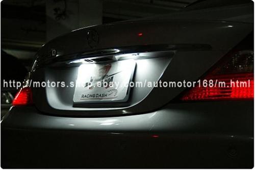 bmw led licence plate lamp