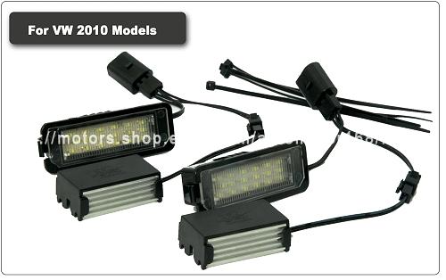 bmw led licence plate lamp