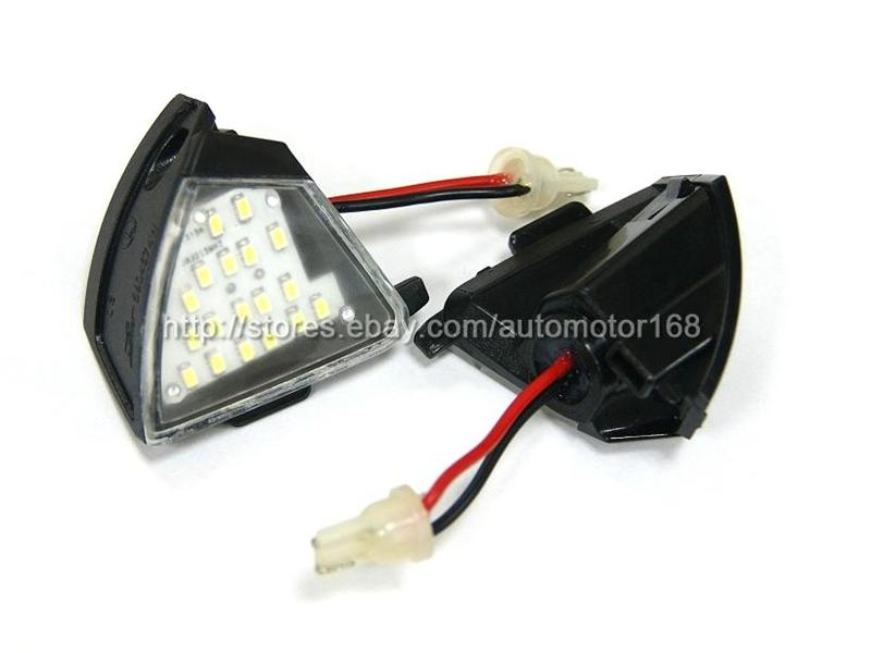 bmw led licence plate lamp