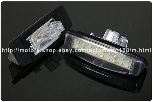 bmw led licence plate lamp