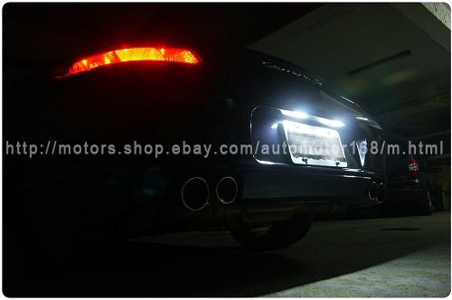 bmw led licence plate lamp