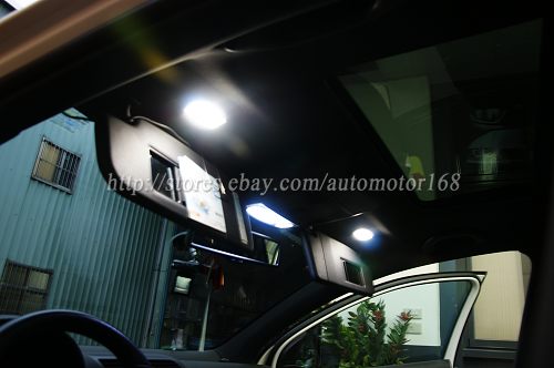 bmw led licence plate lamp