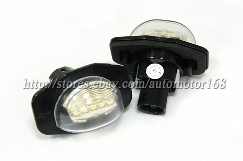 bmw led licence plate lamp