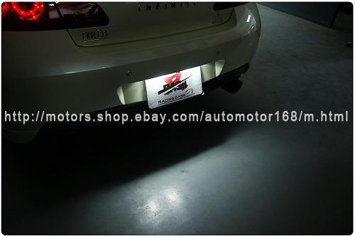 bmw led licence plate lamp