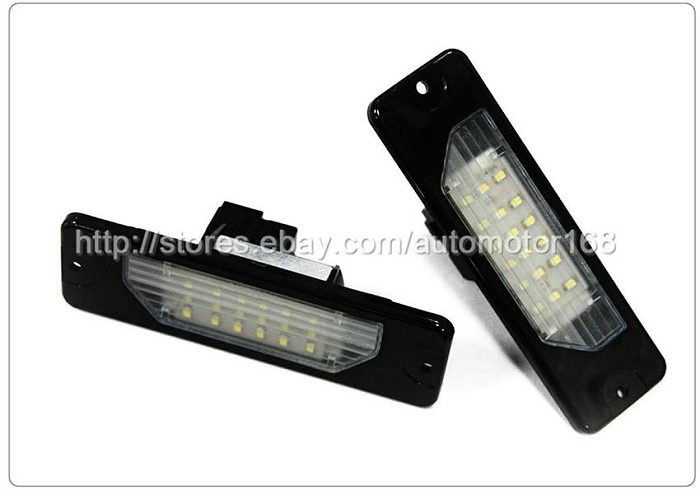 bmw led licence plate lamp