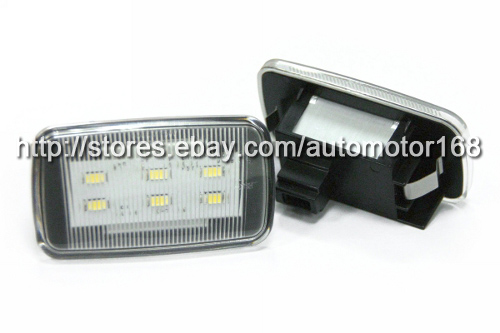 bmw led licence plate lamp