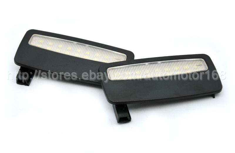 bmw led licence plate lamp