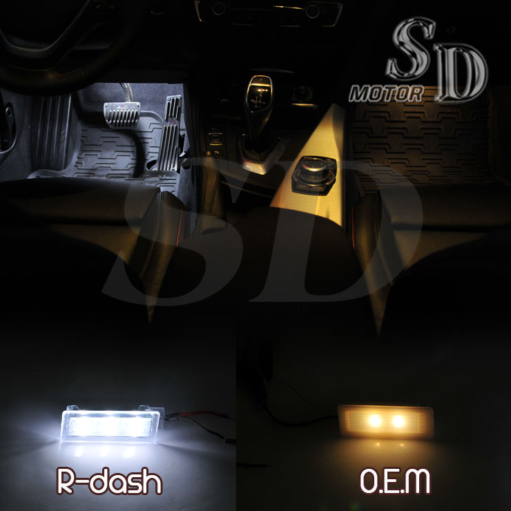 bmw led licence plate lamp