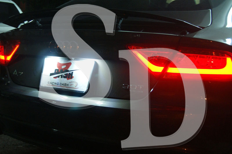 bmw led licence plate lamp