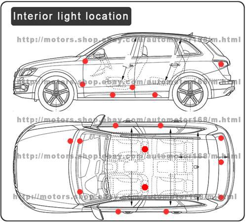 porsche led licence plate lamp