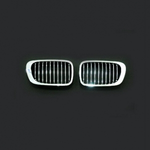 For BMW E46 2D (1999-03改款前) 電鍍/黑水箱罩