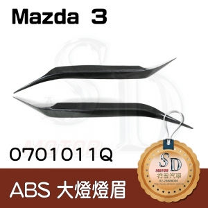 Eyesbrows for Mazda Mazda 3, ABS