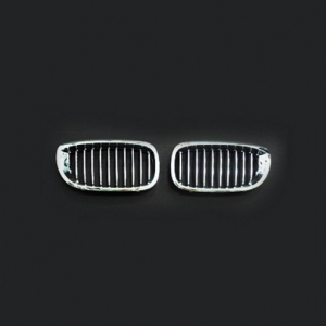 BMW E46 2D (2003-04LCI) Chrome/Black Front Grille
