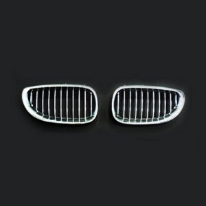 For BMW E60/E61 (2003-09) 電鍍/銀 水箱罩