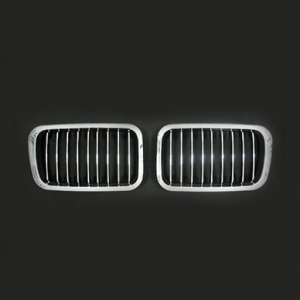 For BMW E36 (1991-95) 電鍍/黑 水箱罩