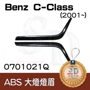 Eyesbrows for BENZ W202 (1994~00), ABS