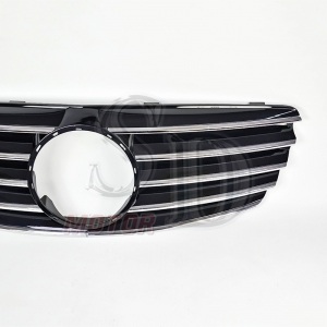 For BENZ W211 (前期) 黑色銀邊 含原廠LOGO 水箱罩